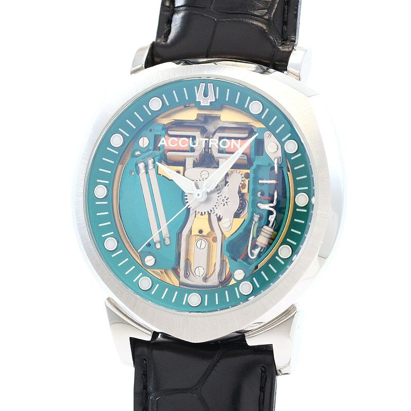 【中古】BULOVA ACCUTRON SPACEVIEW 50TH ANNIVERSARY LIMITED EDITION アキュトロン アキュトロン スペースビュー 50周年復刻モデル 26Y214 (C877665)