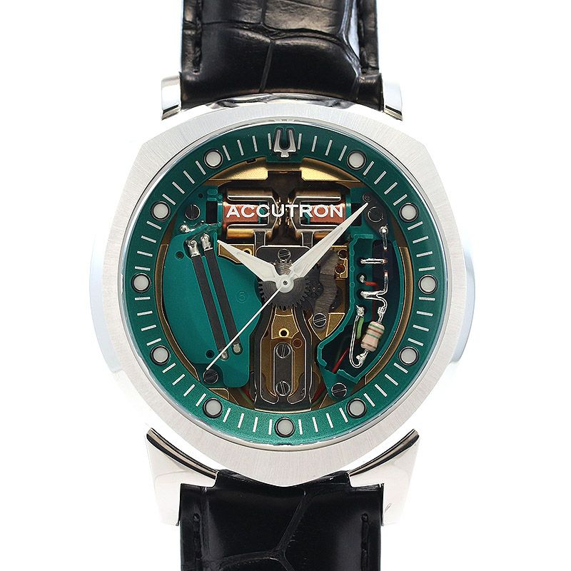 【中古】BULOVA ACCUTRON SPACEVIEW 50TH ANNIVERSARY LIMITED EDITION アキュトロン アキュトロン スペースビュー 50周年復刻モデル 26Y214 (C877665)