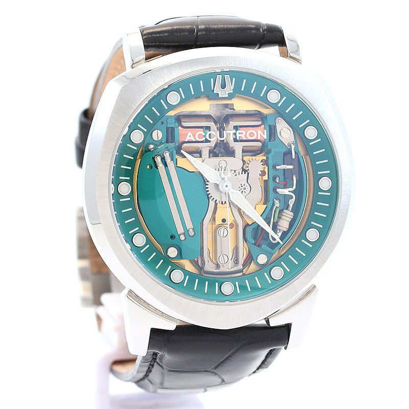 【中古】BULOVA ACCUTRON SPACEVIEW 50TH ANNIVERSARY LIMITED EDITION アキュトロン アキュトロン スペースビュー 50周年復刻モデル 26Y214 (C877665)