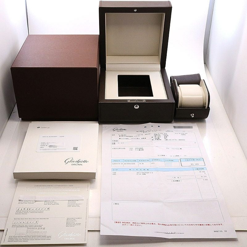 【中古】GLASHUTTE ORIGINAL SENATOR HAND-DATE グラスヒュッテ・オリジナル セネタ ハンドデイト 1-39-58-01-02-04