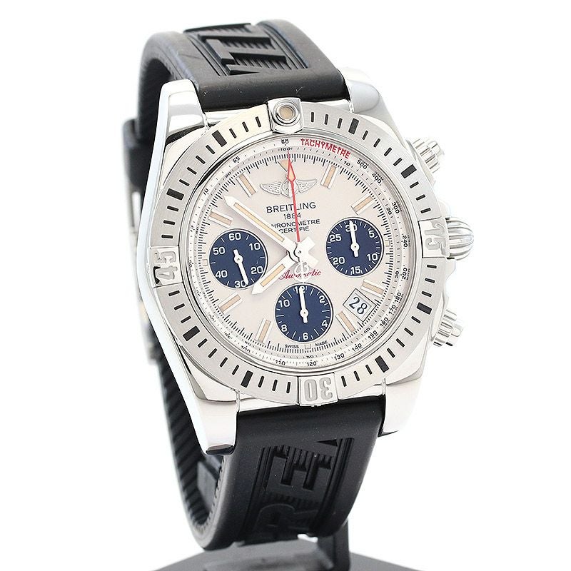 【中古】BREITLING CHRONOMAT 41 AIRBORNE ブライトリング クロノマット 41 エアボーン AB01442J/G787/112S (A004G87DPR)