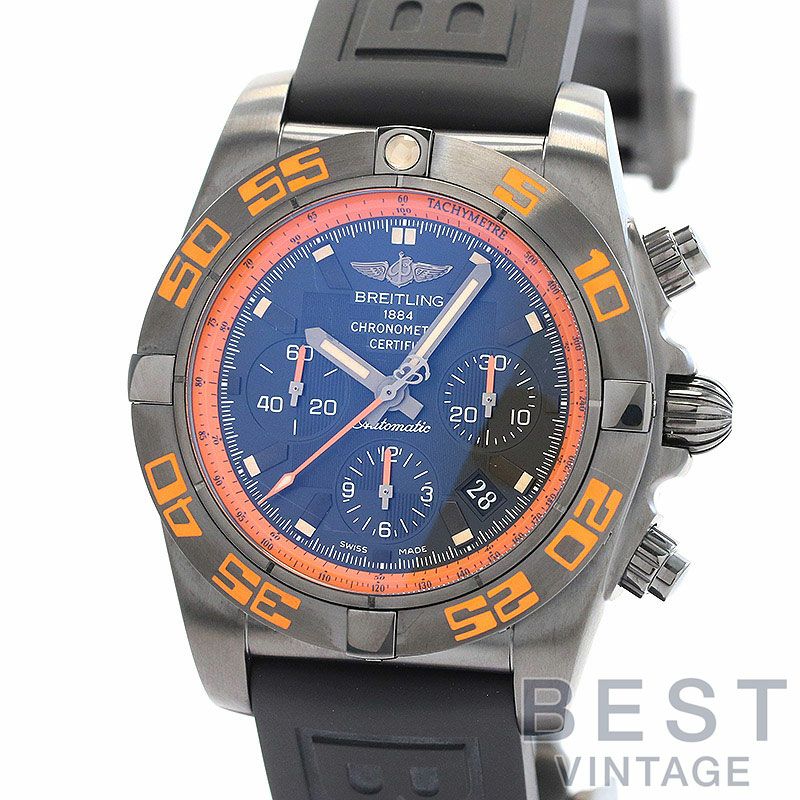 【中古】BREITLING CHRONOMAT 44 RAVEN ブライトリング クロノマット 44 レイブン MB0111C2/BD07/153S/M20DSA.2 (M011B07VRB)