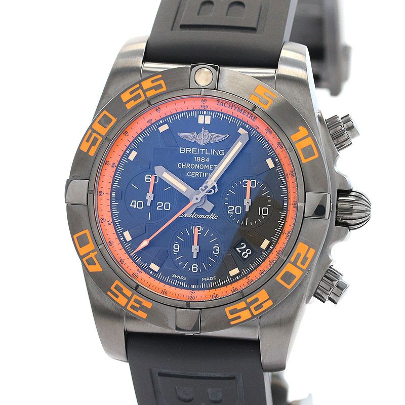 【中古】BREITLING CHRONOMAT 44 RAVEN ブライトリング クロノマット 44 レイブン MB0111C2/BD07/153S/M20DSA.2 (M011B07VRB)