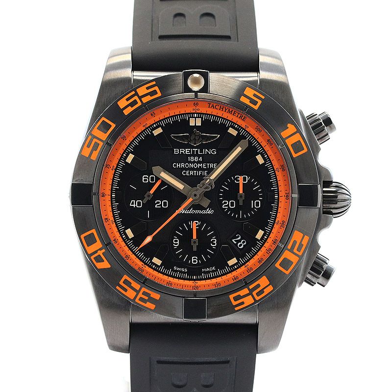 【中古】BREITLING CHRONOMAT 44 RAVEN ブライトリング クロノマット 44 レイブン MB0111C2/BD07/153S/M20DSA.2 (M011B07VRB)