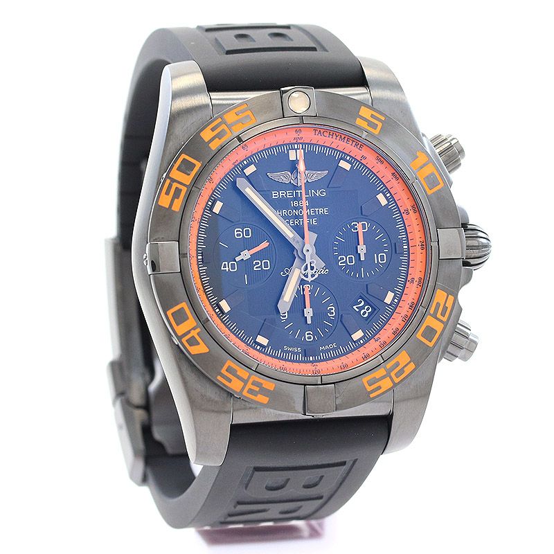 【中古】BREITLING CHRONOMAT 44 RAVEN ブライトリング クロノマット 44 レイブン MB0111C2/BD07/153S/M20DSA.2 (M011B07VRB)