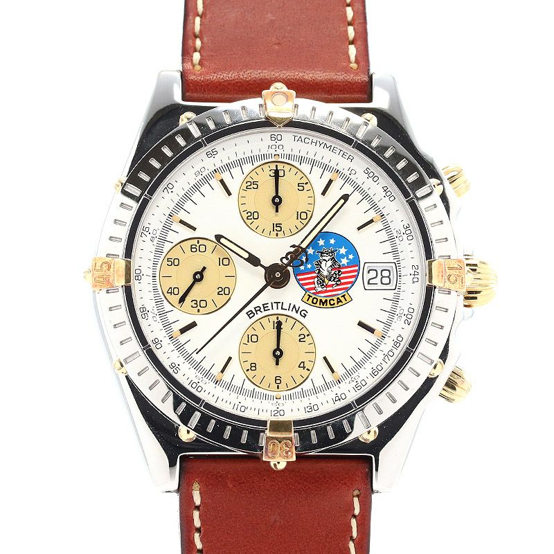 【中古】BREITLING CHRONOMAT TOMCAT LIMITED EDITION ブライトリング クロノマット トムキャット リミテッド B13050/A321 (B13050.1)