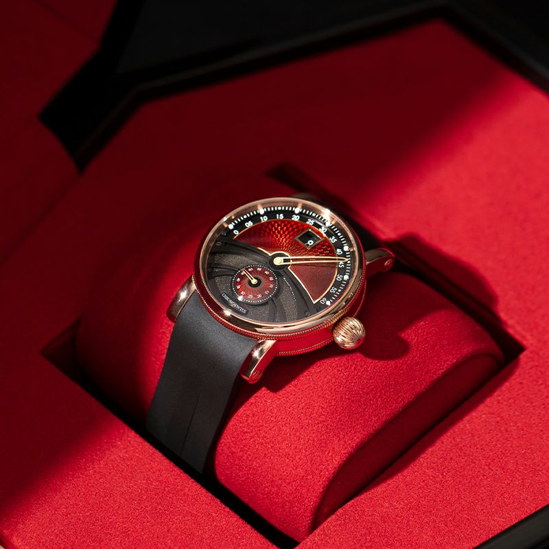 CHRONOSWISS DELPHIS DRACULA クロノスイス デルフィス ドラキュラ CH-1421.1E-BKRE