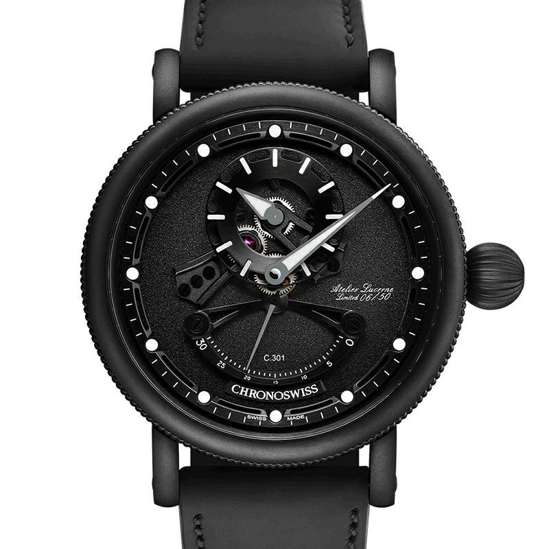CHRONOSWISS OPEN GEAR RESEC BLACK ICE クロノスイス オープンギア レ・セック ブラックアイス CH-6925M-BKBK