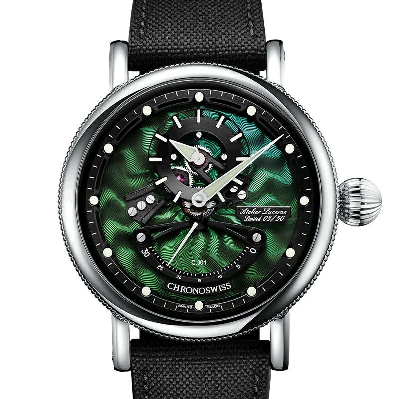 CHRONOSWISS OPEN GEAR RESEC JUNGLE クロノスイス オープンギア レ・セック ジャングル CH-6923-DGRBK