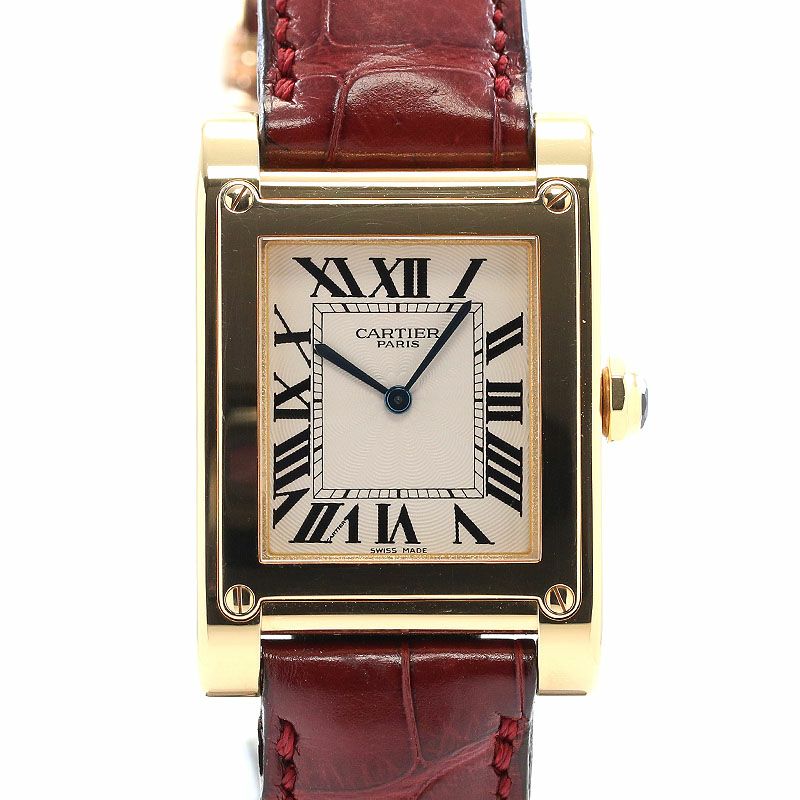 【中古】CARTIER TANK A VIS LARGE MODEL CPCP カルティエ タンク ア・ヴィス LM CPCP W1529451
