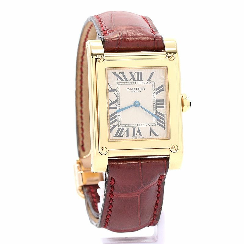 【中古】CARTIER TANK A VIS LARGE MODEL CPCP カルティエ タンク ア・ヴィス LM CPCP W1529451