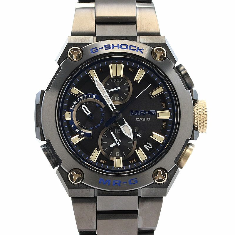 【中古】CASIO G-SHOCK MRG-B1000 SERIES KACHIIRO カシオ Gショック MRG-B1000シリーズ 勝色 MRG-B1000BA-1AJR