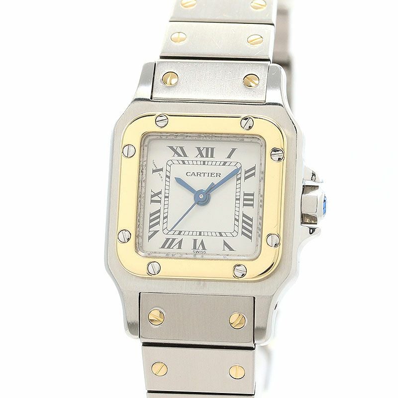 【中古】CARTIER SANTOS CARREE / SANTOS GALBEE SMALL MODEL カルティエ サントス カレ SM / サントス ガルベ SM 82036283 (1170902)