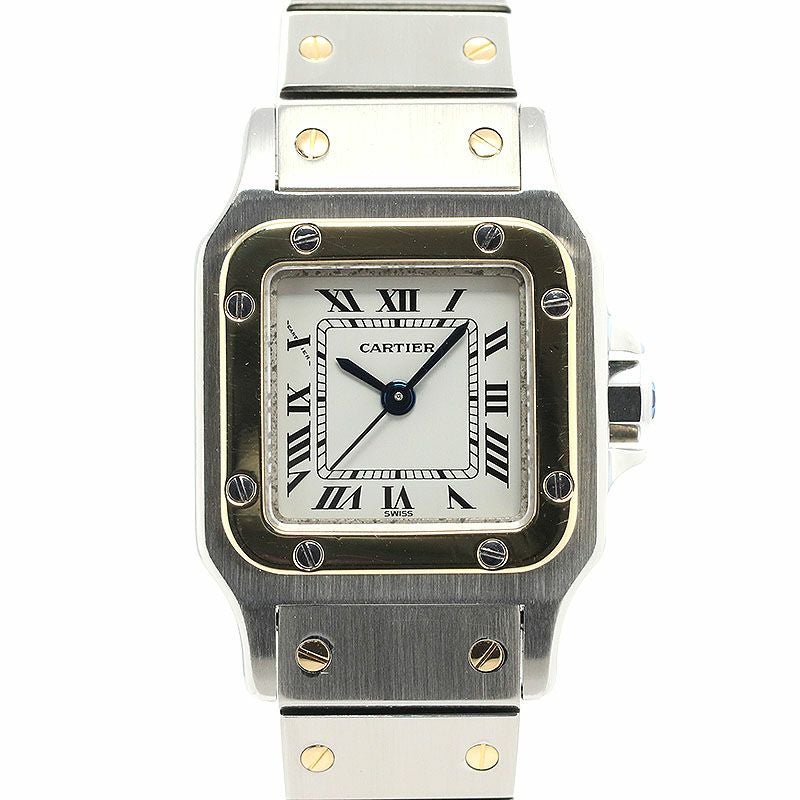 【中古】CARTIER SANTOS CARREE / SANTOS GALBEE SMALL MODEL カルティエ サントス カレ SM / サントス ガルベ SM 82036283 (1170902)
