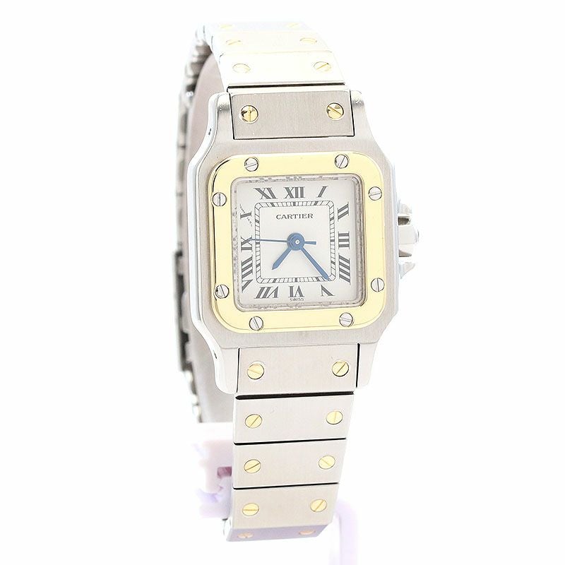 【中古】CARTIER SANTOS CARREE / SANTOS GALBEE SMALL MODEL カルティエ サントス カレ SM / サントス ガルベ SM 82036283 (1170902)