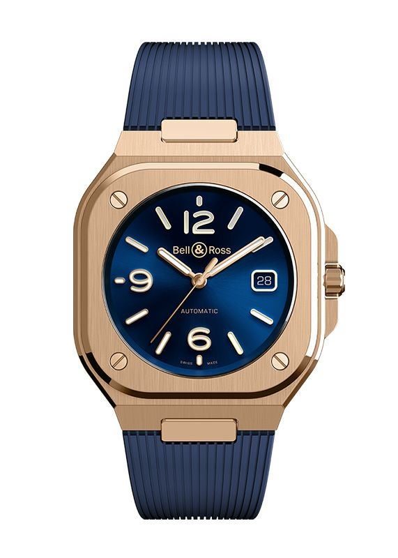 Bell & Ross BR-05 BLUE GOLD ベル&ロス BR-05 ブルー ゴールド BR05A-BLU-PG/SRB