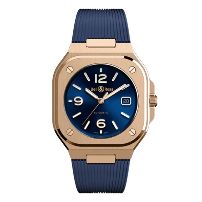 Bell & Ross BR-05 BLUE GOLD ベル&ロス BR-05 ブルー ゴールド BR05A-BLU-PG/SRB