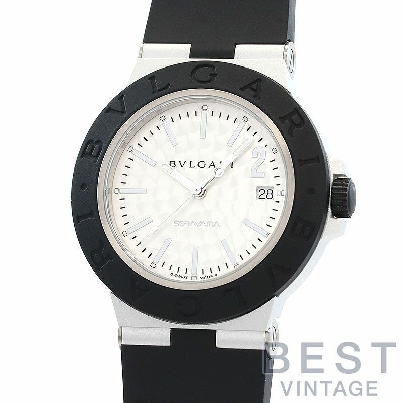 【中古】BVLGARI BVLGARI ALUMINUM HAJIME SORAYAMA LIMITED EDITION ブルガリ ブルガリ アルミニウム 空山基 限定モデル 103703 (BB40AT)