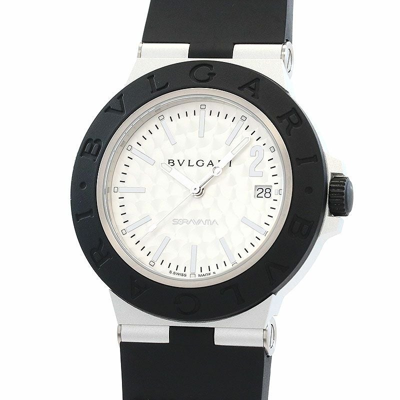 【中古】BVLGARI BVLGARI ALUMINUM HAJIME SORAYAMA LIMITED EDITION ブルガリ ブルガリ アルミニウム 空山基 限定モデル 103703 (BB40AT)