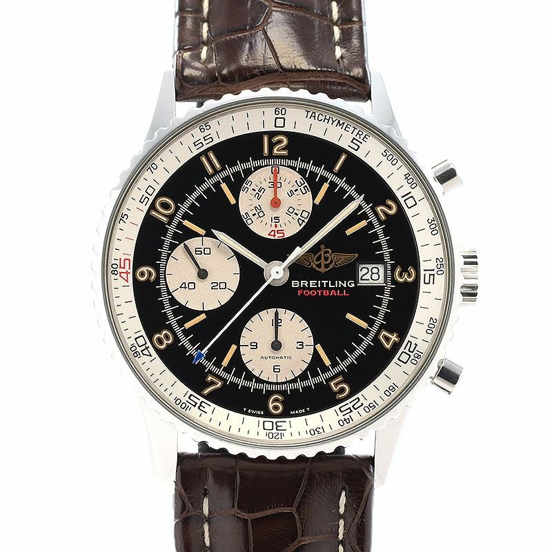 【中古】BREITLING OLD NAVITIMER FOOTBALL ブライトリング オールド・ナビタイマー フットボール A13019