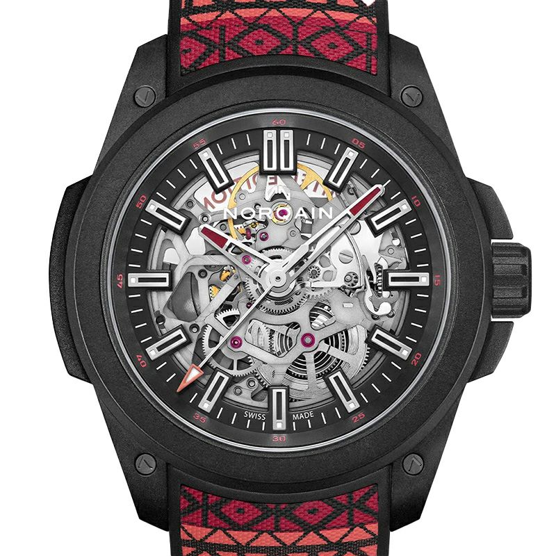 NORQAIN WILD ONE SKELETON 42MM HAKUNA MIPAKA LIMITED EDITION ノルケイン ワイルドワン スケルトン 42MM ハクナ ミパカ リミテッドエディション N3000.07Q17.B24.R01