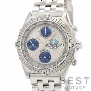 【中古】BREITLING CHRONOMAT BLUE IMPULSE ブライトリング クロノマット ブルーインパルス A13048 (A134EBIPA)