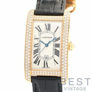 【中古】CARTIER TANK AMERICAN AUTOMATIC LARGE MODEL カルティエ タンクアメリカン LM WB704851