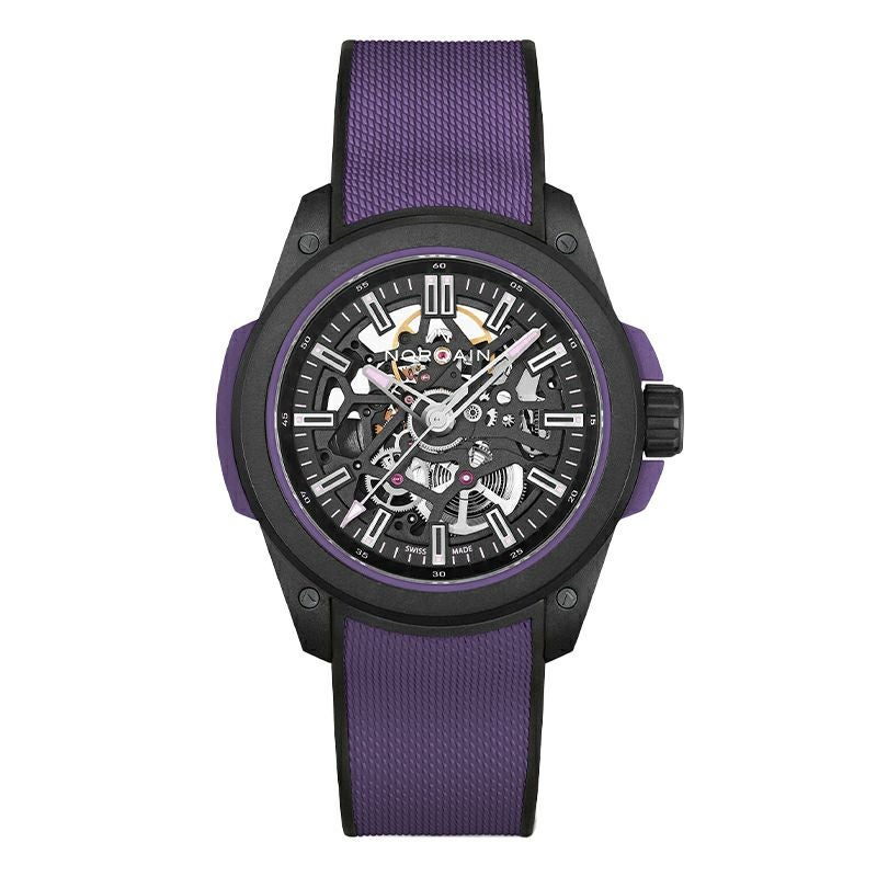 NORQAIN WILD ONE SKELETON 42MM LIMITED EDITION PURPLE ノルケイン ワイルドワン スケルトン 42MM リミテッドエディション パープル N3000.07Q26.B23.R01