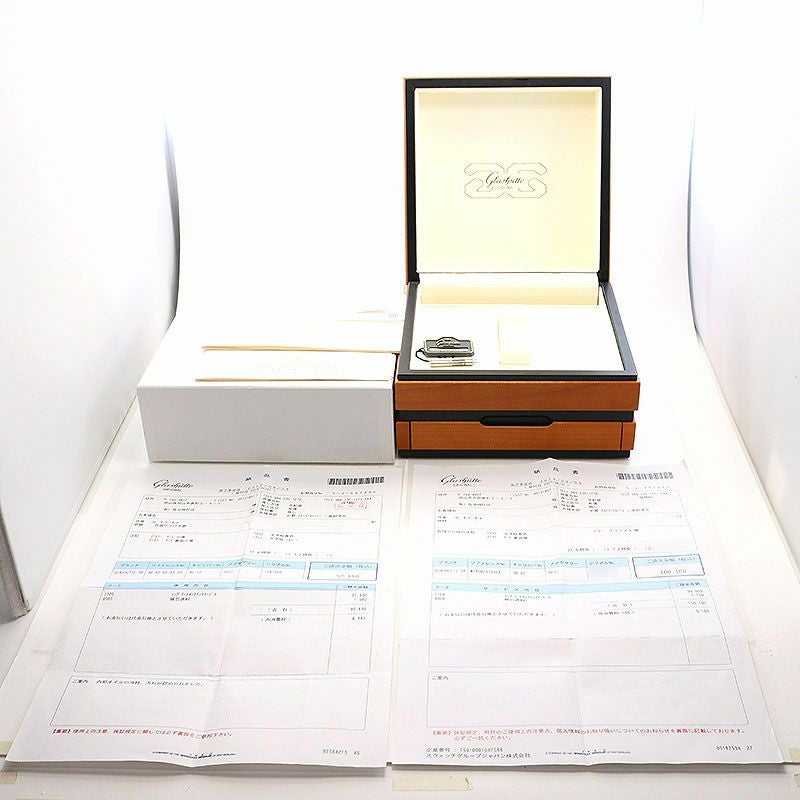 【中古】GLASHUTTE ORIGINAL PANO MATIC LUNAR PLATINUM 950 グラスヒュッテ・オリジナル パノマティック ルナ プラチナ950 90-02-03-03-04