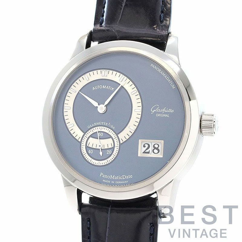 【中古】GLASHUTTE ORIGINAL PANO MATIC DATE LIMITED EDITION グラスヒュッテ・オリジナル パノマティック・デイト リミテッドエディション 90-01-05-02-04