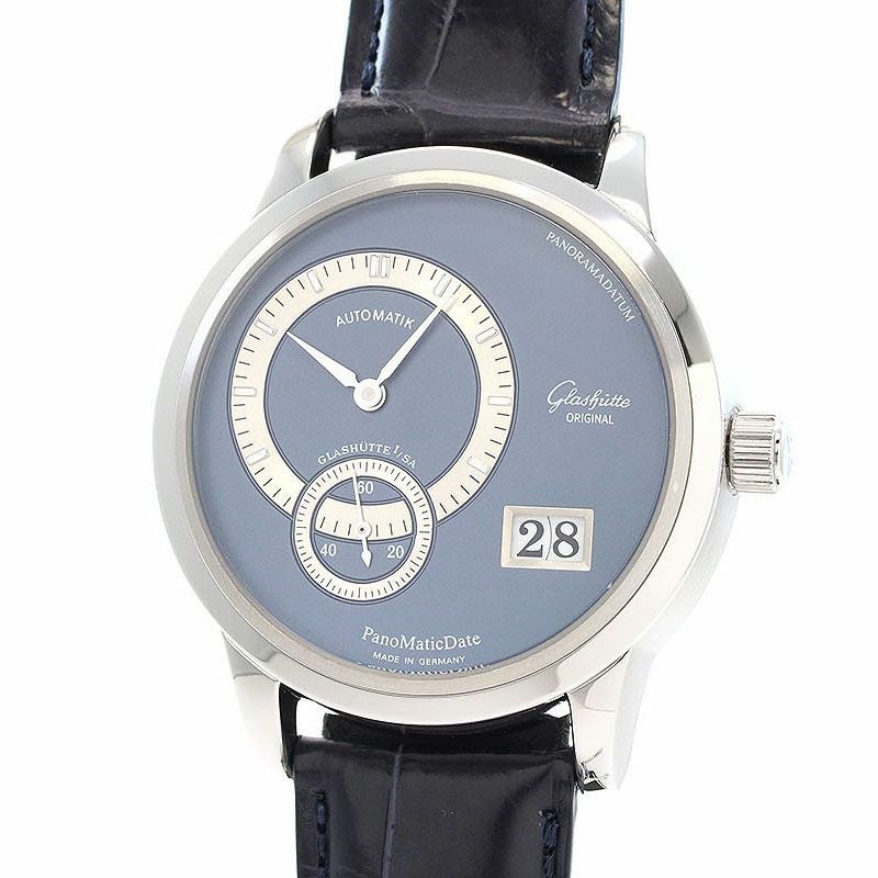 【中古】GLASHUTTE ORIGINAL PANO MATIC DATE LIMITED EDITION グラスヒュッテ・オリジナル パノマティック・デイト リミテッドエディション 90-01-05-02-04