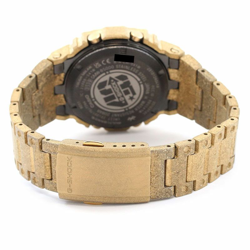 【中古】CASIO G-SHOCK 40TH ANNIVERSARY RECRYSTALLIZED SERIES カシオ Gショック フルメタル 5000シリーズ 40周年限定 GMW-B5000PG-9JR