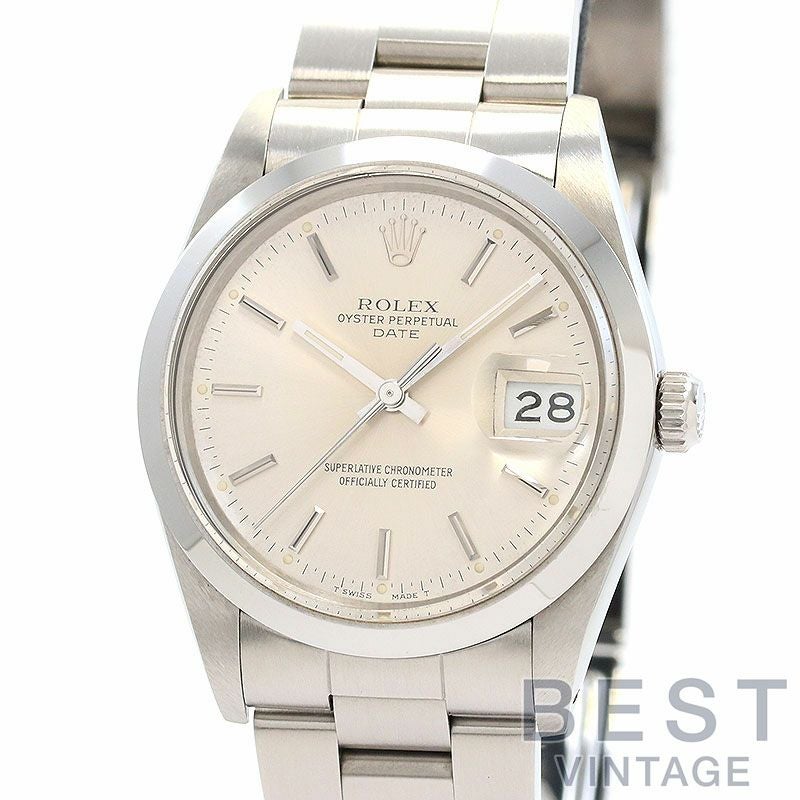 【中古】ROLEX OYSTER PERPETUAL DATE ロレックス オイスターパーペチュアルデイト 15000