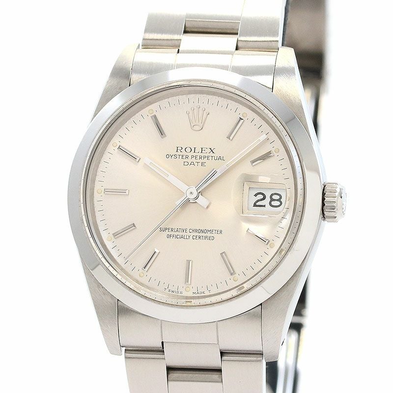【中古】ROLEX OYSTER PERPETUAL DATE ロレックス オイスターパーペチュアルデイト 15000