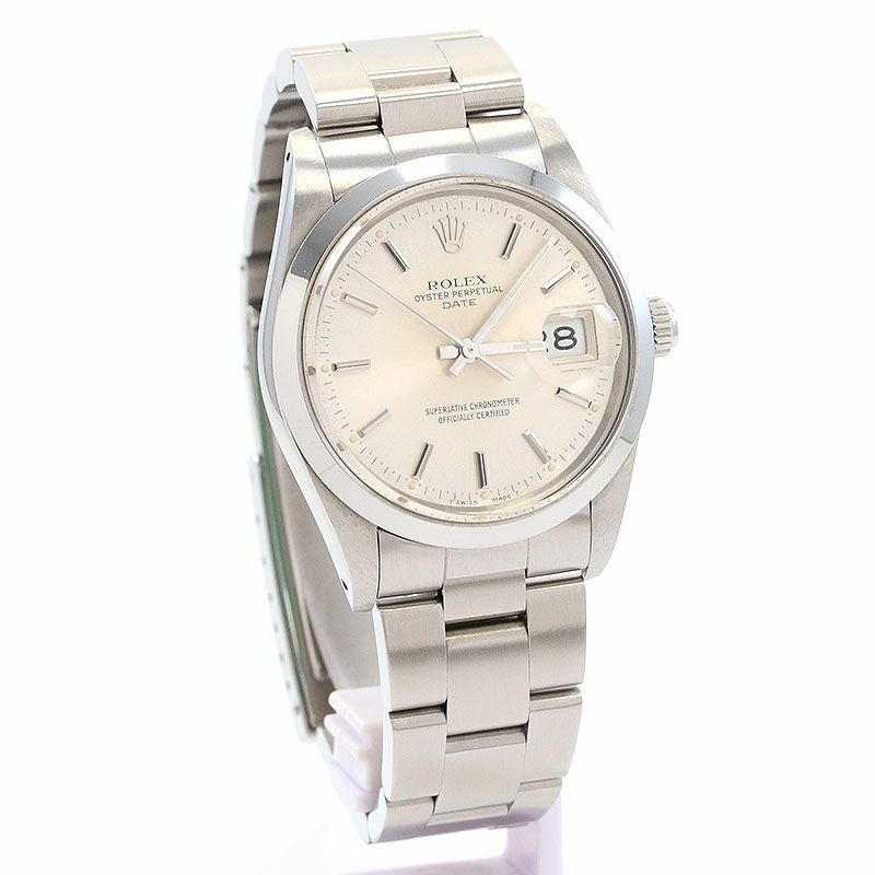 【中古】ROLEX OYSTER PERPETUAL DATE ロレックス オイスターパーペチュアルデイト 15000