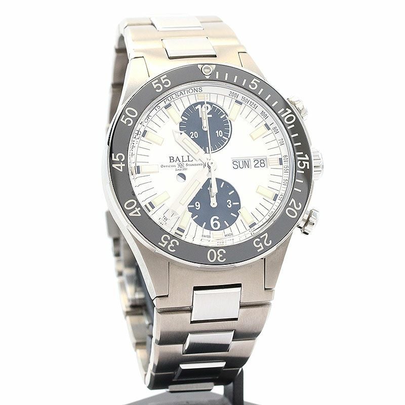 【中古】BALL WATCH RESCUE CHRONOGRAPH ボールウォッチ レスキュー クロノグラフ DC3030C-SJ-WHBK