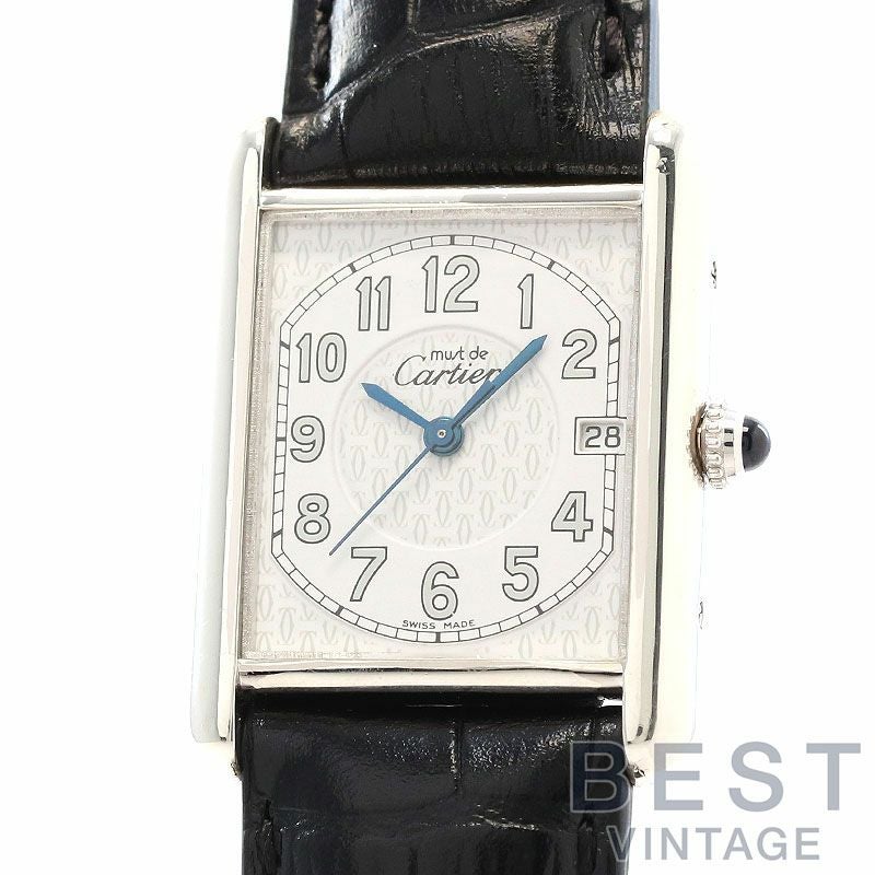 【中古】CARTIER MUST TANK LARGE MODEL カルティエ マストタンク LM W1014354