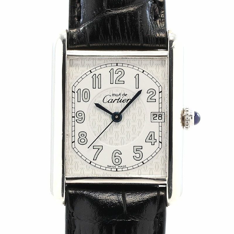 【中古】CARTIER MUST TANK LARGE MODEL カルティエ マストタンク LM W1014354
