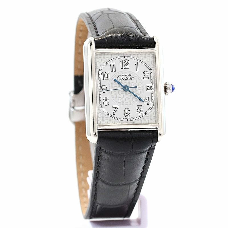 【中古】CARTIER MUST TANK LARGE MODEL カルティエ マストタンク LM W1014354
