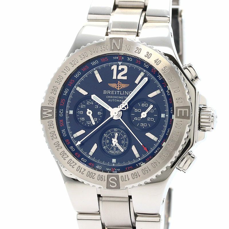 【中古】BREITLING HERCULES CHRONOGRAPH ブライトリング ハーキュリーズ クロノグラフ A39362(A396B97PFA)