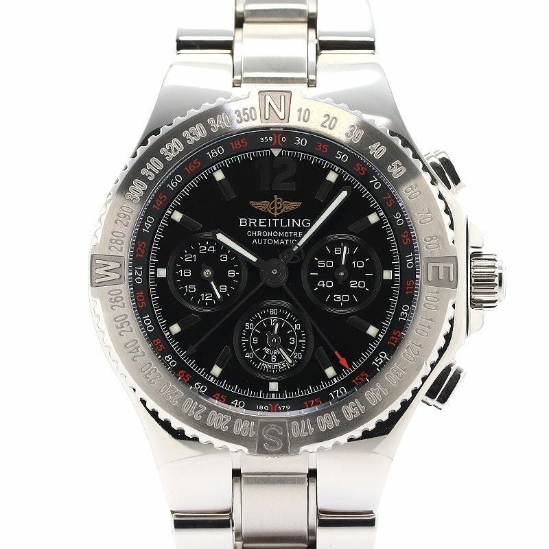 【中古】BREITLING HERCULES CHRONOGRAPH ブライトリング ハーキュリーズ クロノグラフ A39362(A396B97PFA)