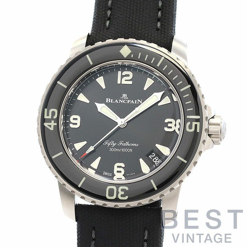 【中古】BLANCPAIN FIFTY FATHOMS AUTOMATIQUE ブランパン フィフティファゾムス オートマティック 5010-12B30-B52B (NO50100012B30NB52B)