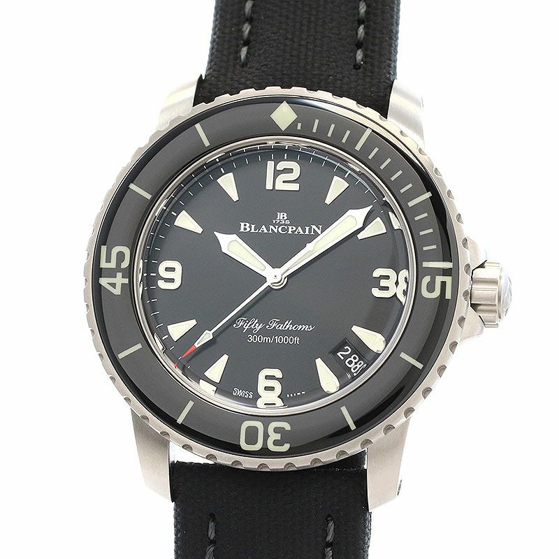 【中古】BLANCPAIN FIFTY FATHOMS AUTOMATIQUE ブランパン フィフティファゾムス オートマティック 5010-12B30-B52B (NO50100012B30NB52B)