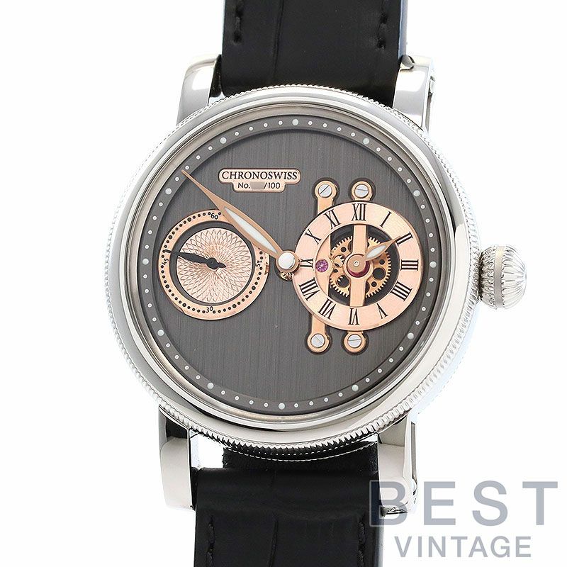 【中古】CHRONOSWISS STRIKE TWO GOLDEN GEAR クロノスイス ストライク・ツー ゴールデンギア CH-5023-ANGO