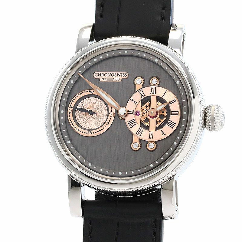 【中古】CHRONOSWISS STRIKE TWO GOLDEN GEAR クロノスイス ストライク・ツー ゴールデンギア CH-5023-ANGO