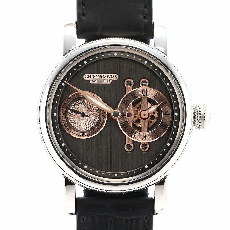 【中古】CHRONOSWISS STRIKE TWO GOLDEN GEAR クロノスイス ストライク・ツー ゴールデンギア CH-5023-ANGO