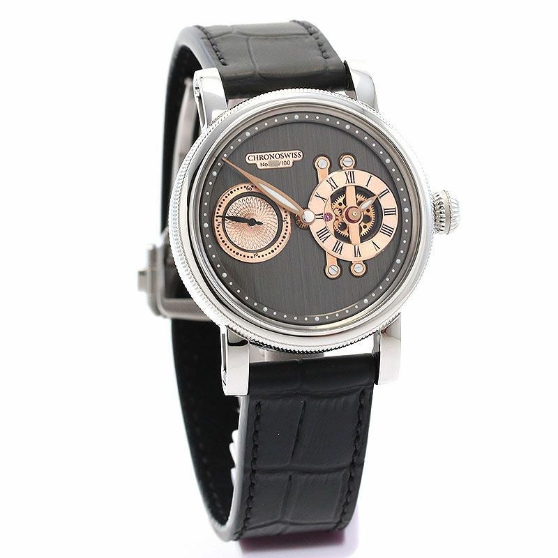 【中古】CHRONOSWISS STRIKE TWO GOLDEN GEAR クロノスイス ストライク・ツー ゴールデンギア CH-5023-ANGO