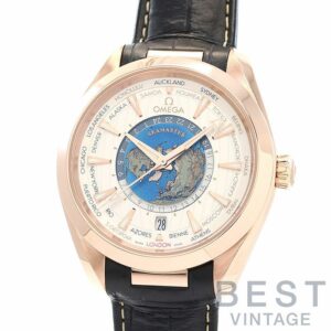 【中古】OMEGA SEAMASTER AQUA TERRA 150M MASTER CO-AXIAL GMT WORLDTIMER 43MM オメガ シーマスター アクアテラ 150M マスター コーアクシャル GMT ワールドタイマー 43MM 220.53.43.22.02.001