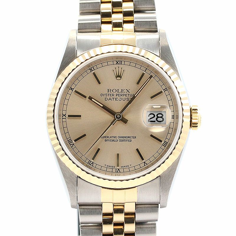 【中古】ROLEX OYSTER PERPETUAL DATEJUST 36 ロレックス オイスターパーペチュアル デイトジャスト 36 16233