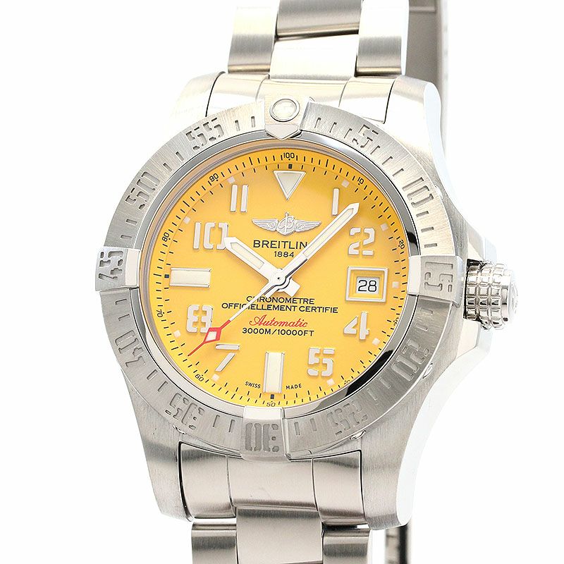 【中古】BREITLING AVENGER II SEAWOLF ブライトリング アベンジャーII シーウルフ A1733110/I519/169A (A17331101I1A1 / A077I19PSS)